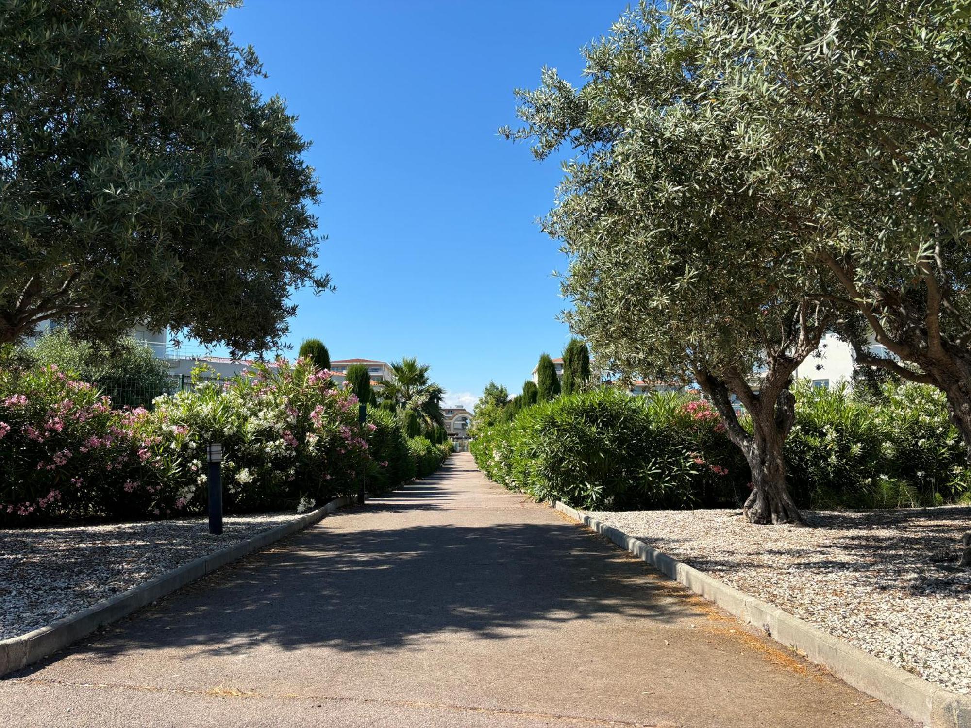 Beachside Apartment With Pool & Garden In Juan Les Pins Antibes Exterior photo